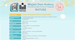 Desktop Screenshot of mdk-zdunskawola.pl