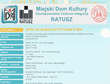 Tablet Screenshot of mdk-zdunskawola.pl